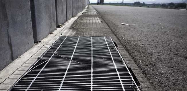 Rejilla electroforjada para desagüe pluvial