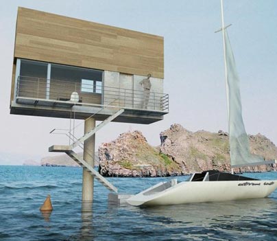 Vanguardistas Hauz, una de las casas pequeñas minimalistas del mundo