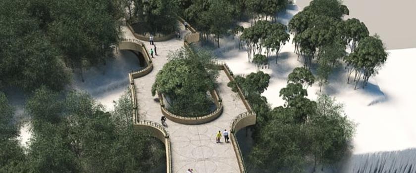 Proyección del proyecto del Bosque de Chapultepec