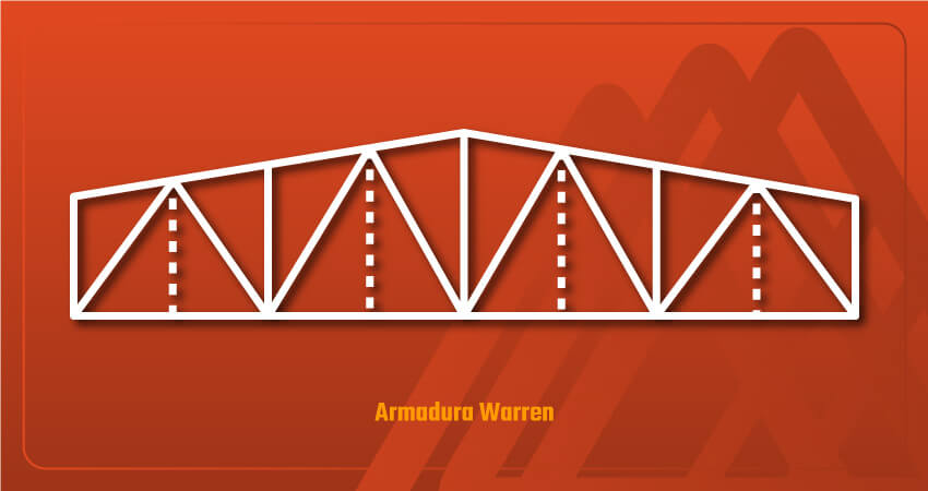 Armadura de acero tipo Warren