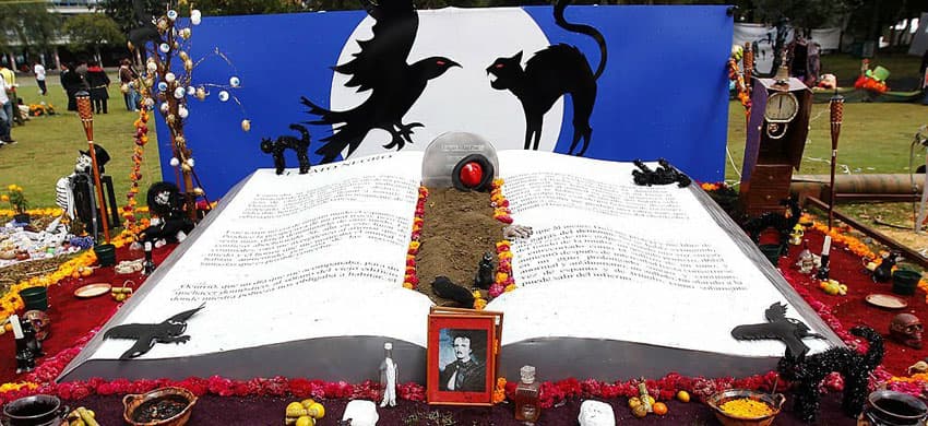 Ofrenda de día de muertos colocada en Ciudad Universitaria
